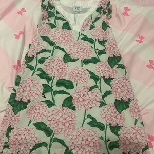 Crown & Ivy Kids Pink and Green Floral Dress